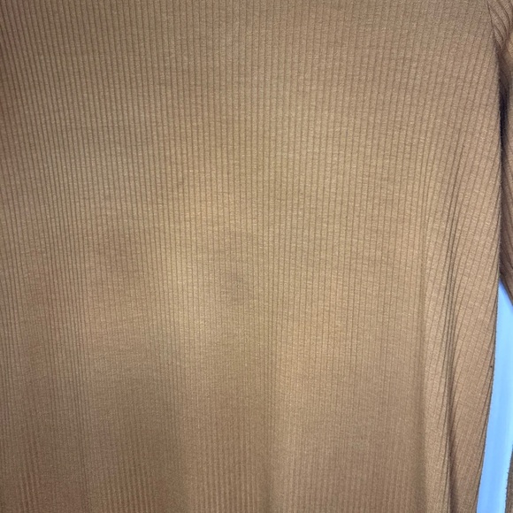 Love Fire Goldenrod Ribbed Long Sleeve Drop Waist Dress | Size Small - Picture 6 of 10